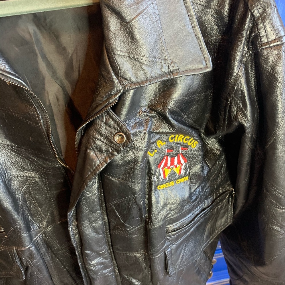 LEATHER WORKS Patchwork XL Zip Jacket L.A. Circus - Picture 2 of 3
